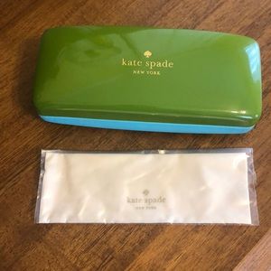Kate Spade NY glasses case & lens cloth